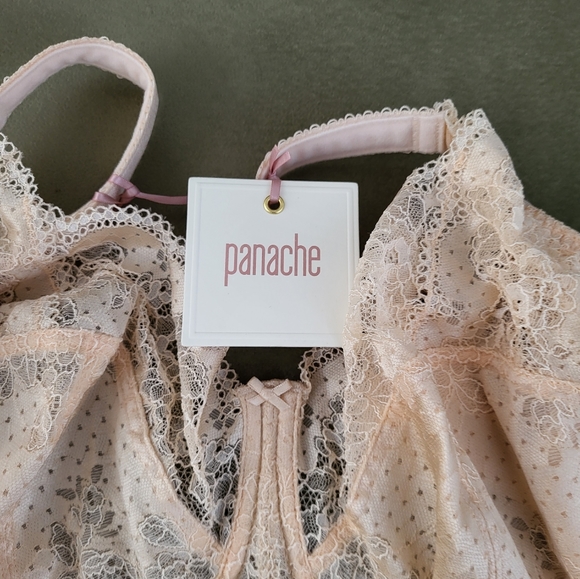 Panache Clara Full Cup Bra 7255 Underwired Non-Padded, Size 34J, Nude colour,New - Picture 2 of 16